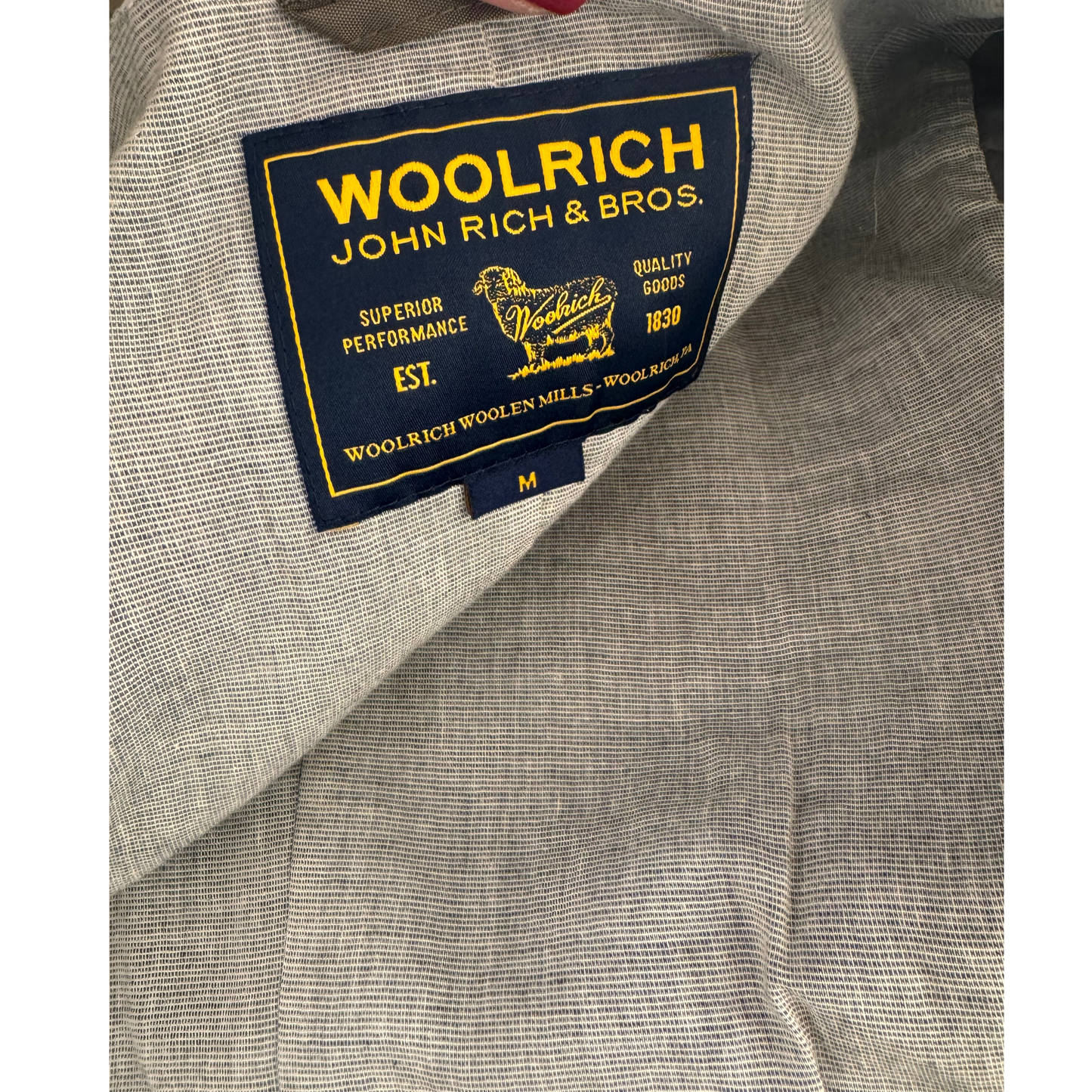 IMPERMEABILE WOOLRICH VERDE