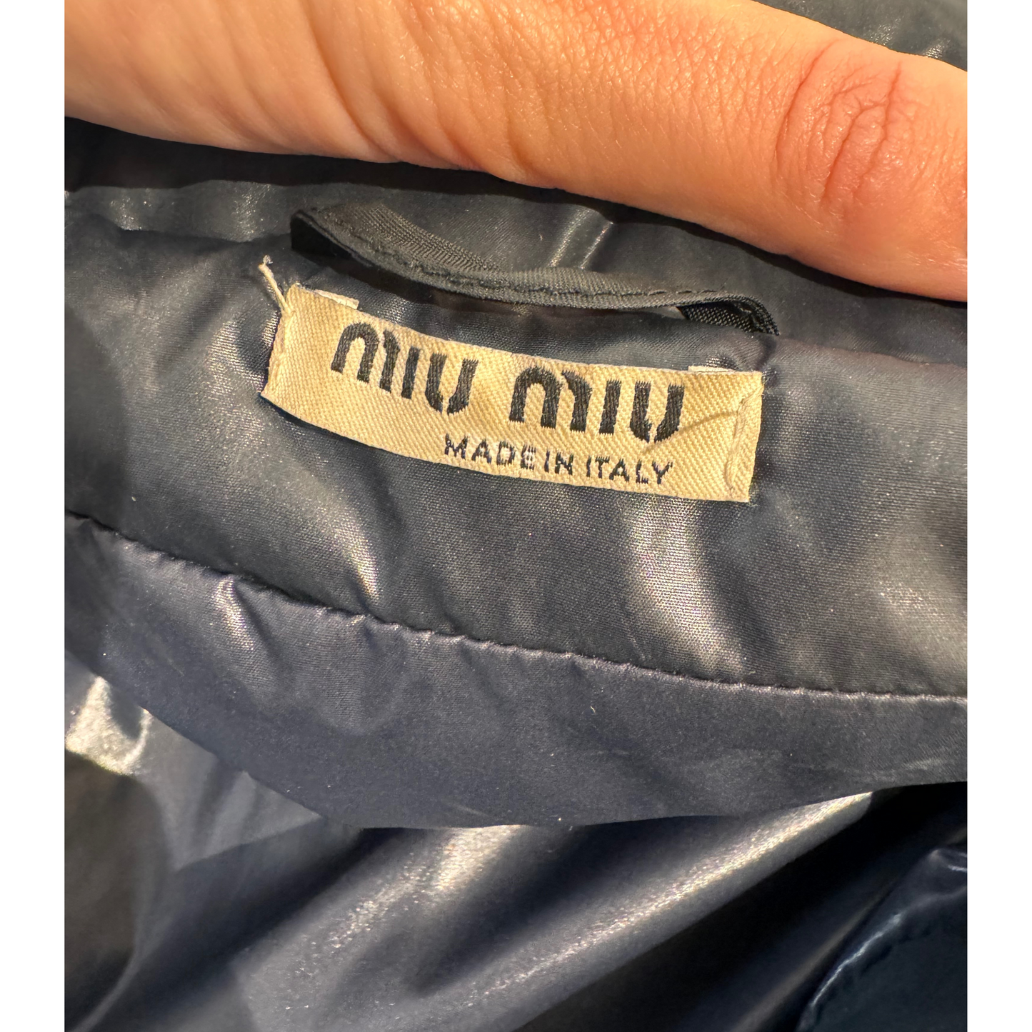 PIUMINO MIU MIU BLU NOTTE