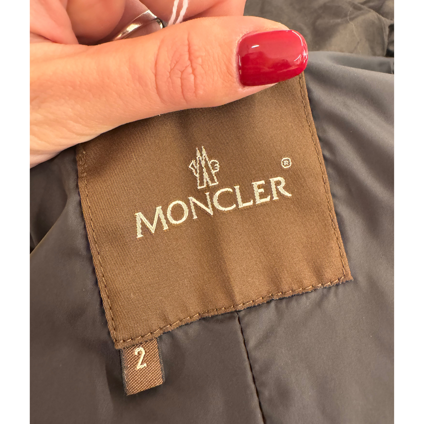 PIUMINO MONCLER MARRONE