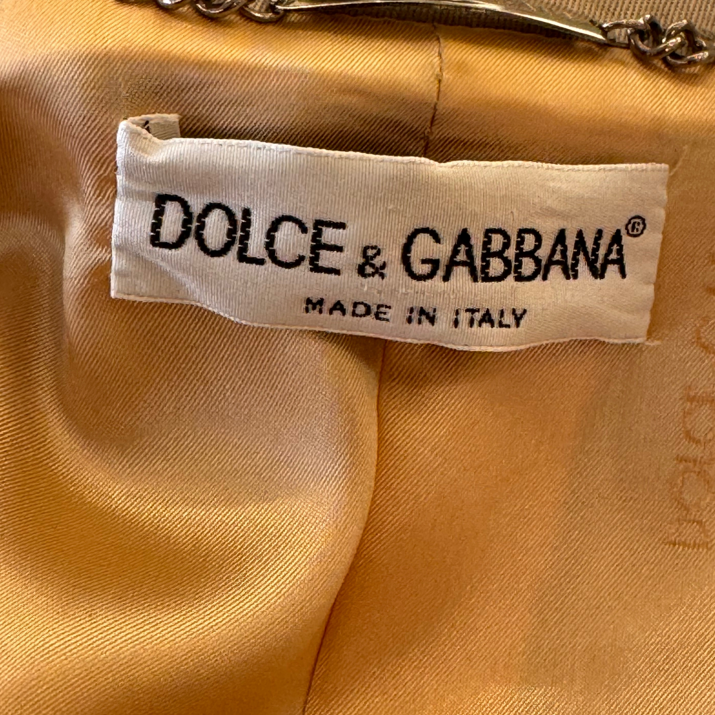 GIACCA COTONE DOLCE&GABBANA BEIGE