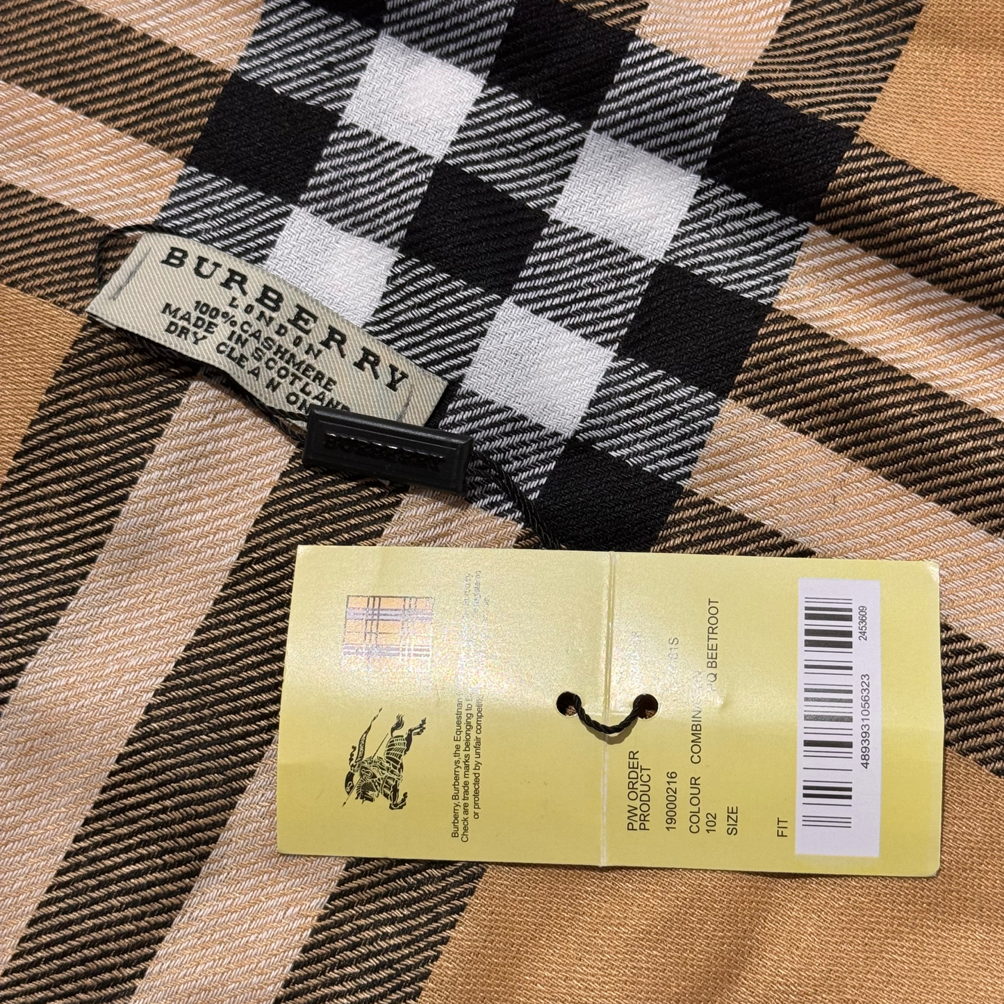 SCIARPA BURBERRY CASHMERE