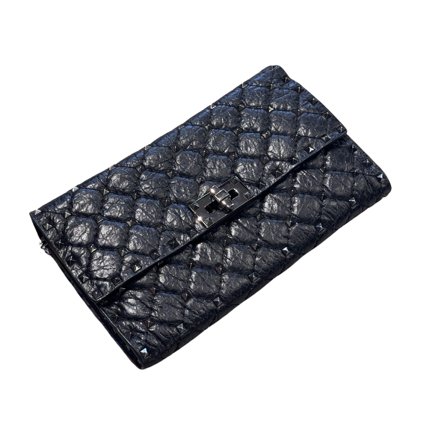 POCHETTE VALENTINO SPIKE NERA