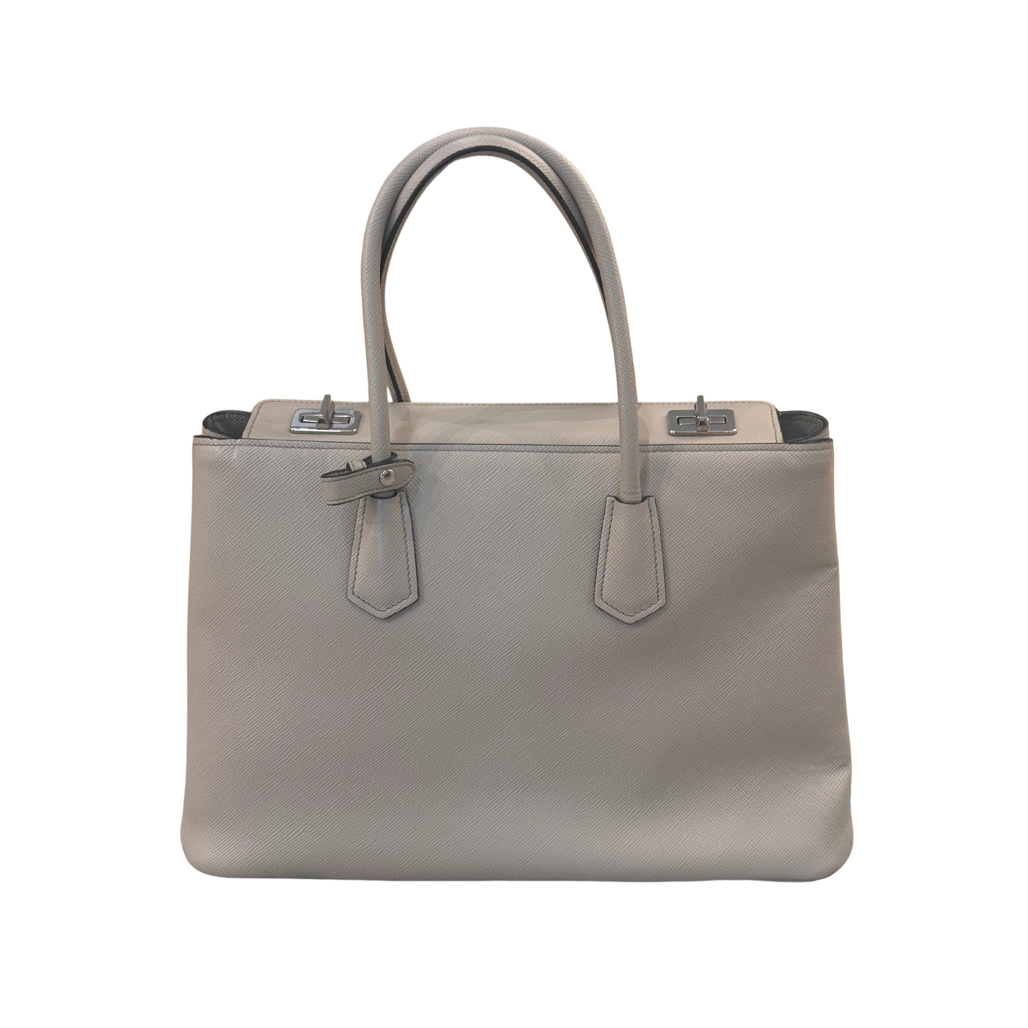 PRADA PELLE SAFFIANO GRIGIO GHIACCIO