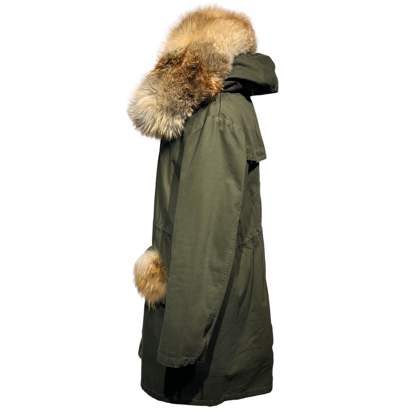 PARKA VERDE PELO VOLPE