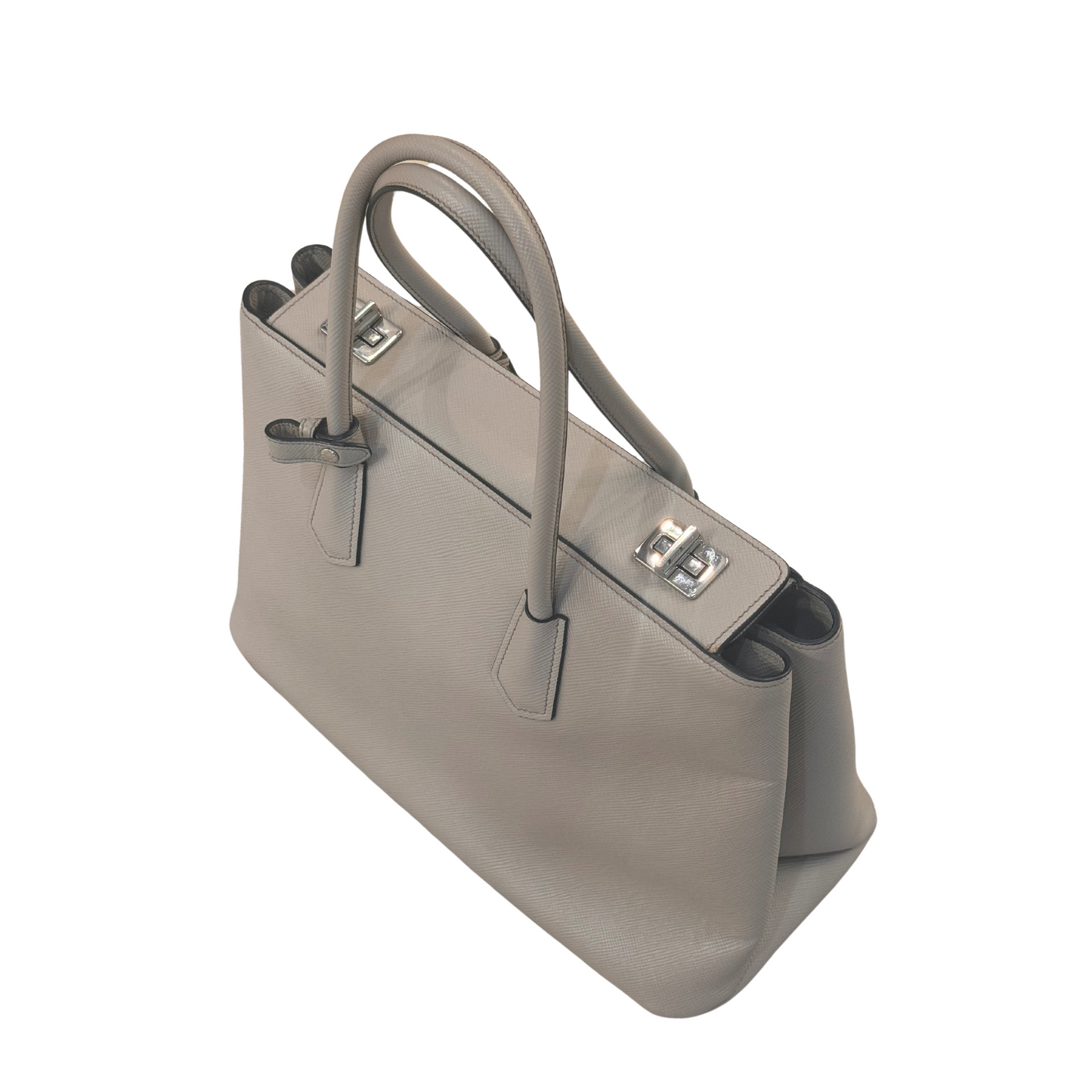 PRADA PELLE SAFFIANO GRIGIO GHIACCIO