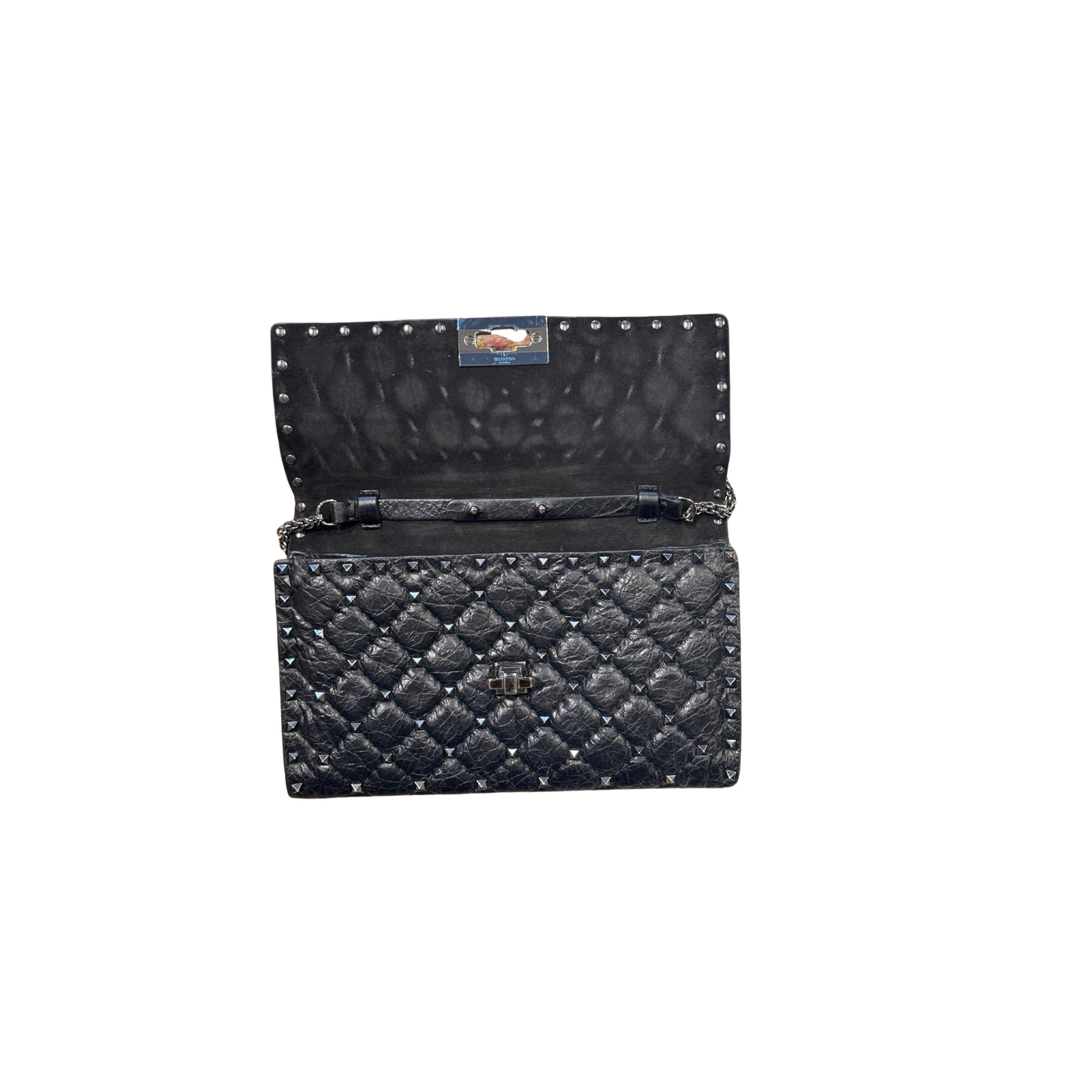 POCHETTE VALENTINO SPIKE NERA