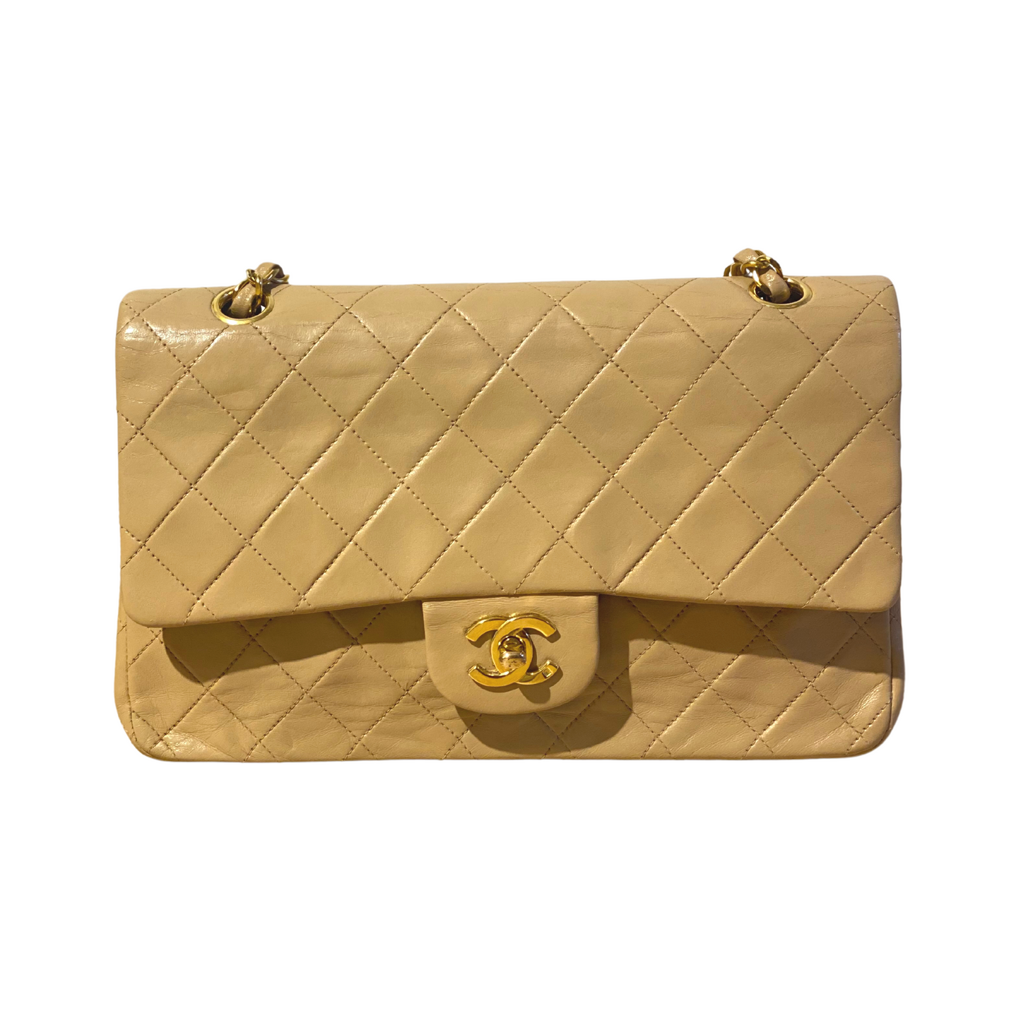 CHANEL CLASSIC FLAP BEIGE