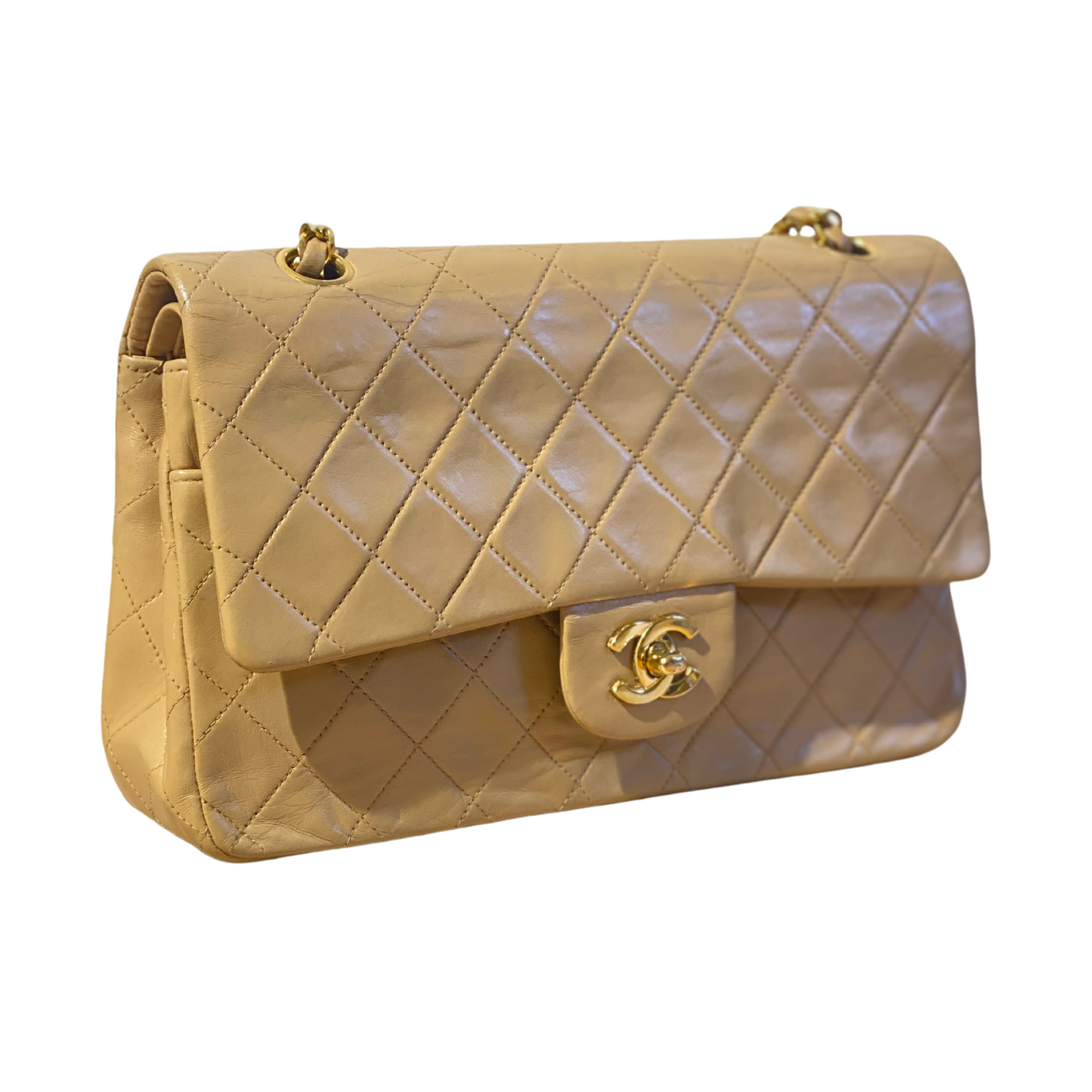 CHANEL CLASSIC FLAP BEIGE