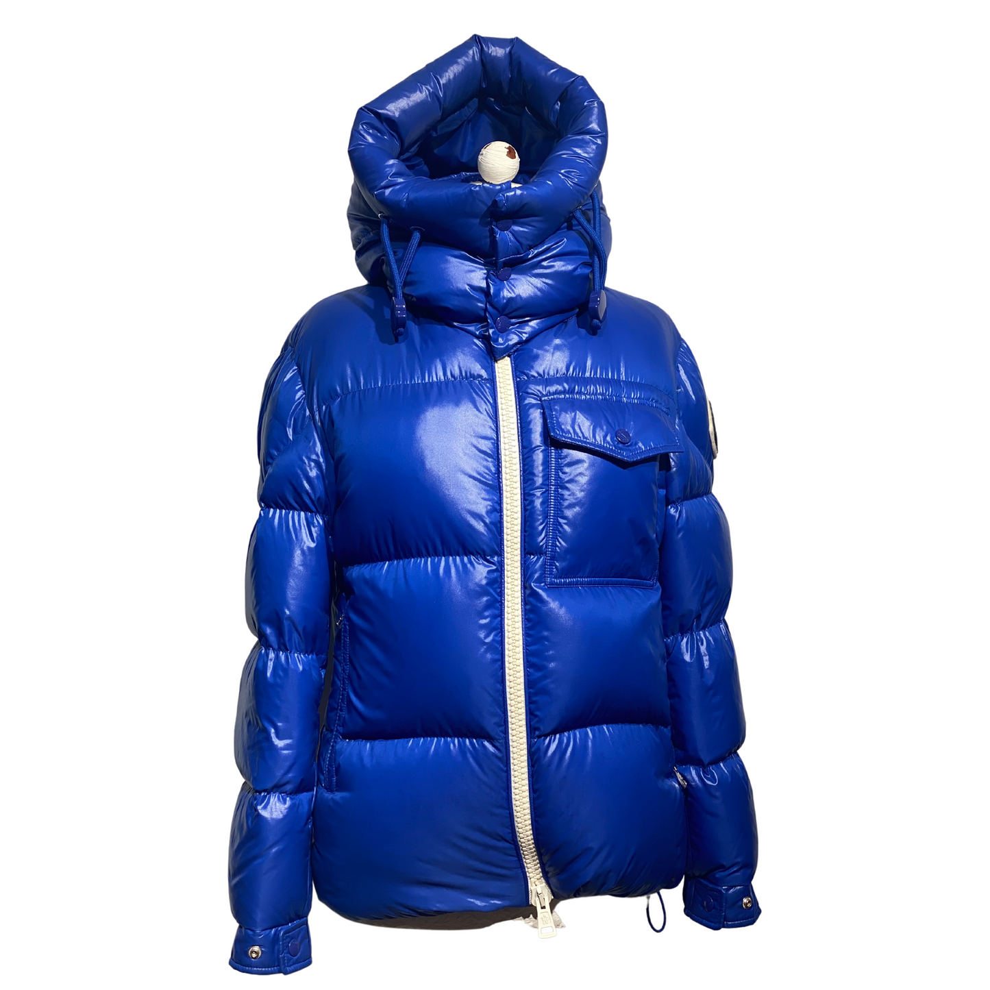 PIUMINO MONCLER BLU ELETTRICO