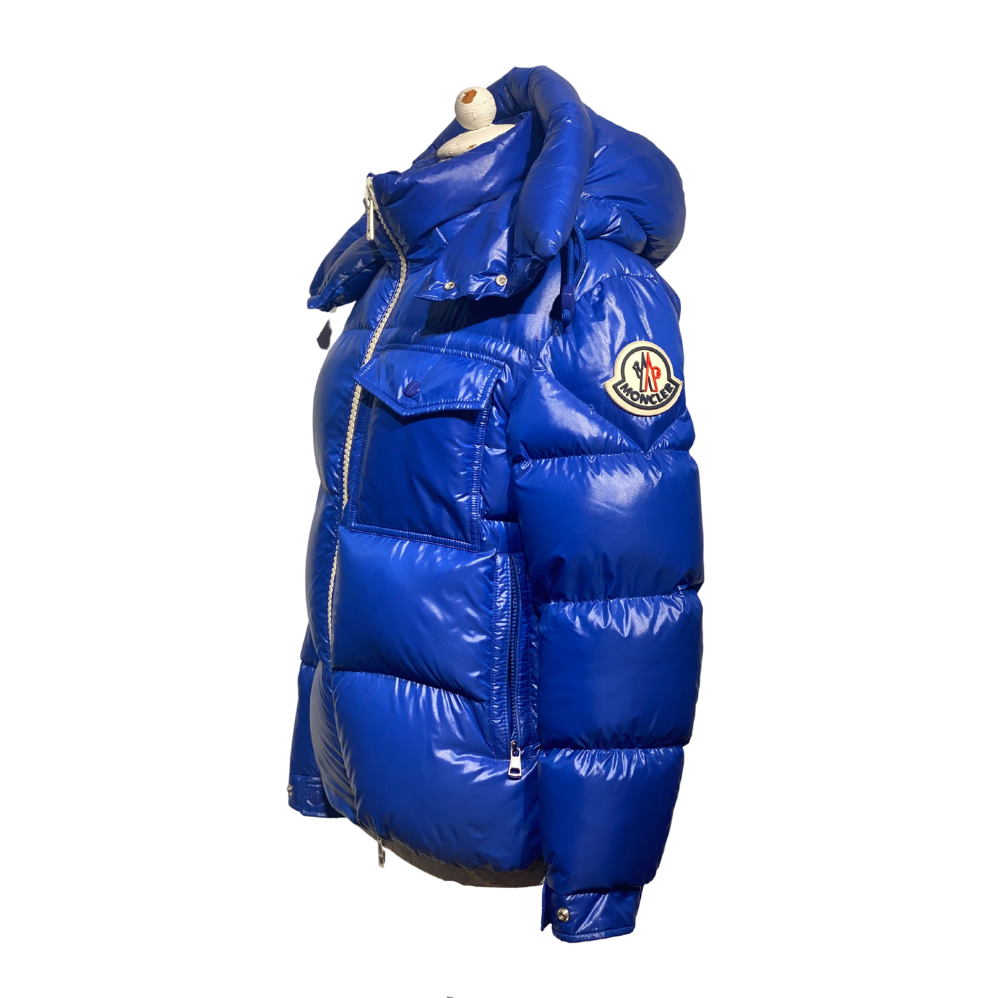 PIUMINO MONCLER BLU ELETTRICO